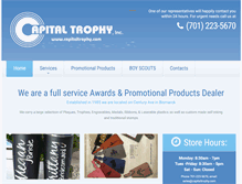 Tablet Screenshot of capitaltrophy.com